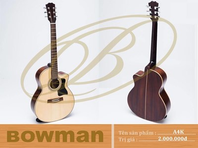 Đàn guitar - BOWMAN Acoustic A4K