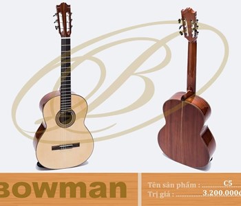 Đàn guitar - BOWMAN Classic C5