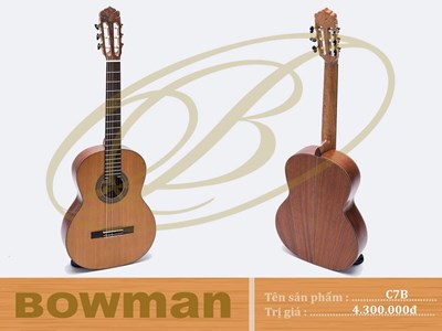 Đàn guitar - BOWMAN Classic C7B