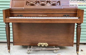 Đàn piano Piano YOUNG CHANG  WLC110N màu nâu gỗ, họ tiết độc đáo