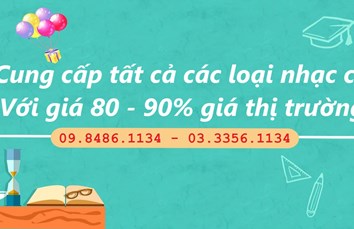 Cung cấp tất cả các loại nhạc vụ với giá rẻ , 80-90 % giá thị trường.