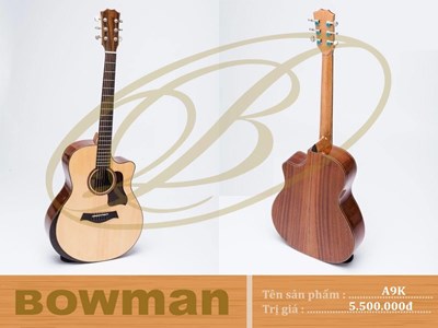 Đàn guitar - BOWMAN Acoustic A9K