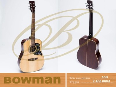Đàn guitar - BOWMAN Acoustic A5D