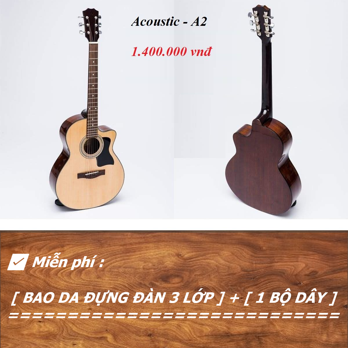 Đàn Guitar Acoustic A2