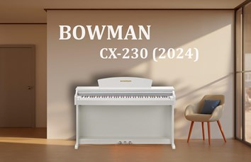 Đàn Piano Điện Mới BOWMAN CX-230 WH (Model 2024)
