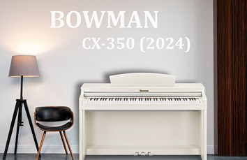 Đàn Piano Điện Mới BOWMAN CX-350 WH (Model 2024)