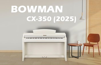 Đàn Piano Điện Mới BOWMAN CX-350 WH (Model 2025)