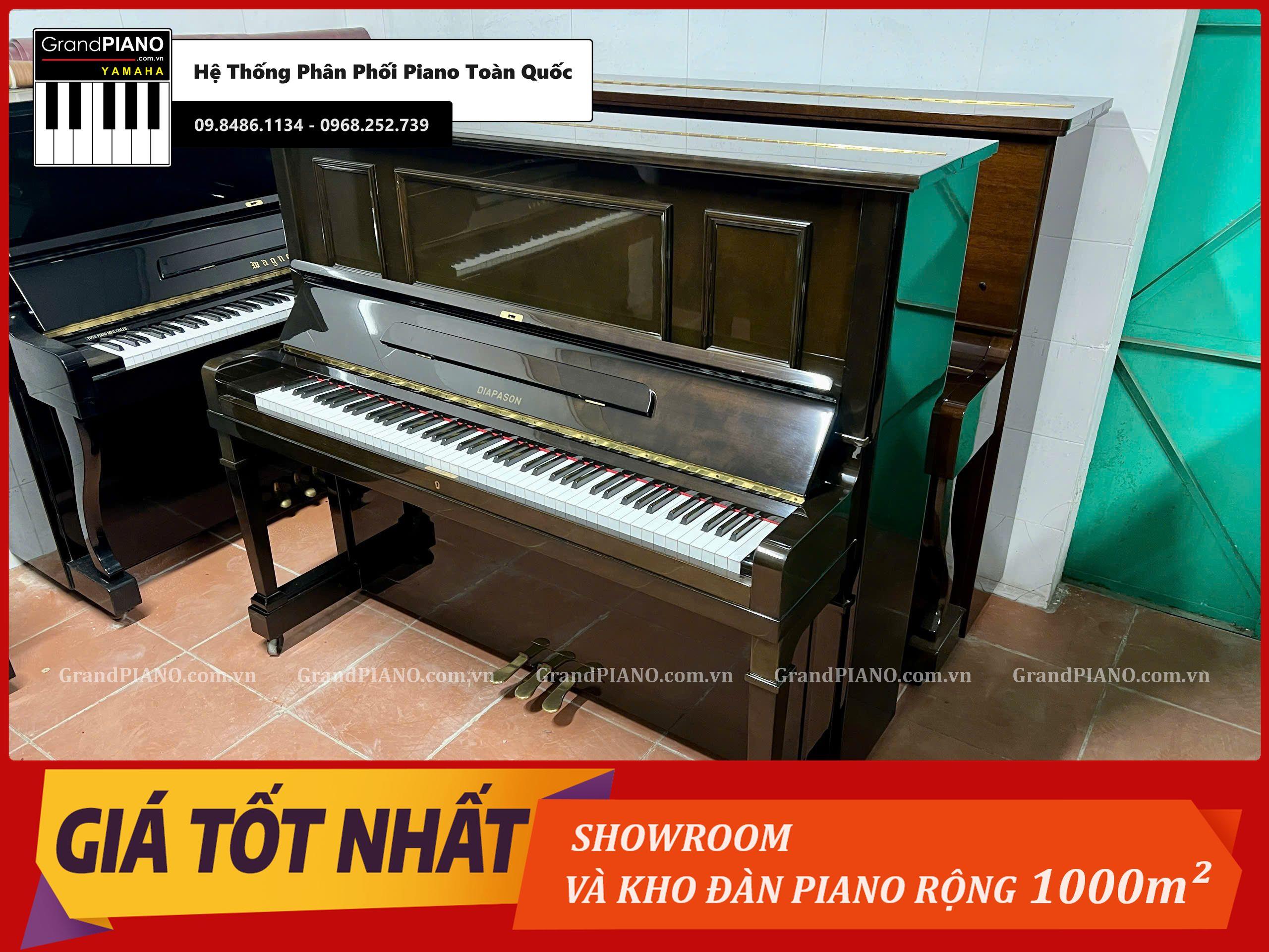 Đàn Piano cơ DIAPASON 132-BW [ CẬP NHẬT ]