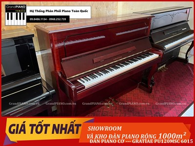 Đàn Piano cơ GRATIAE PU120MSC [ CẬP NHẬT ]