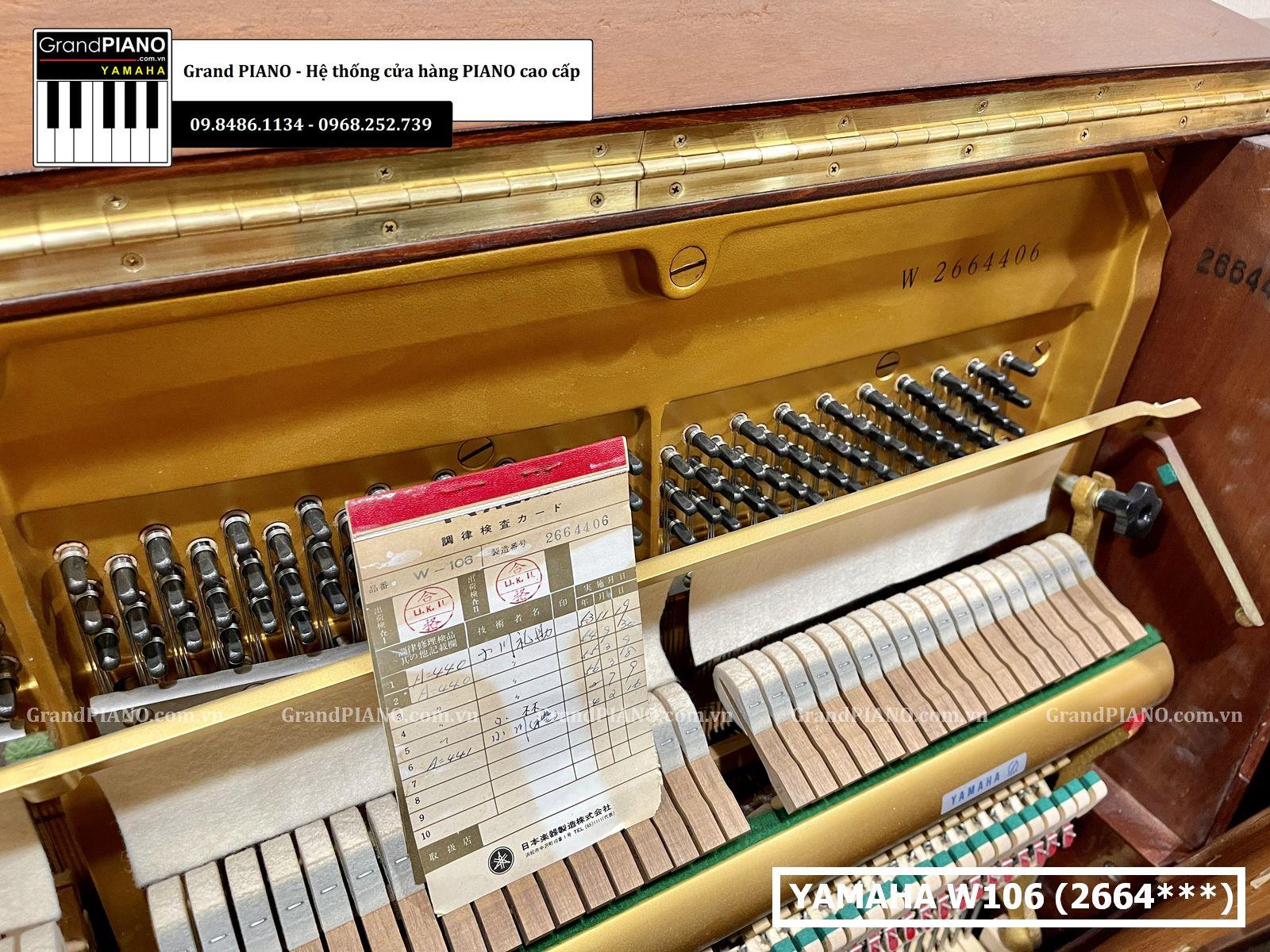 Đàn Piano cơ YAMAHA W106 (2664***)